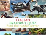 Test İtalyan Brainrot harflerini bulun